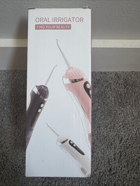 Rechargeable Pink Oral Irrigator Water Flosser - Portable Dental Care